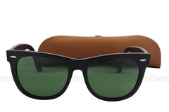 2015 Classic Style Brand Sunglasses Best Quality Tortoise Hinge Metal Frame Green 54mm With Sun Glass Lens In Brown box